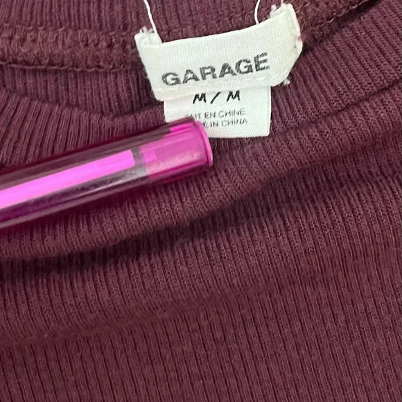 Garage 2 piece long sleeve Crop junior top - Picture 5 of 7